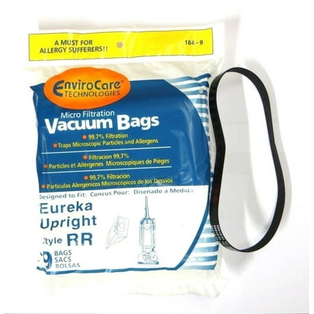 Eureka Rr Micro Filtered Vacuum Bags 9 1 R Belt