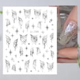 thumbnail image 4 of ELF Butterfly Nail Art Stickers Laser Butterflies Decals Stickers 3D Self-Adhesive Nail Sticker Holographic Butterfly Nail Supplies, 4 of 8