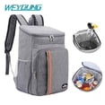 thumbnail image 2 of Extra Large Insulated Picnic Backpack with Waterproof Bottom Leak-Proof Outdoor Cold Cooler Bags for Camping and Hiking BPA-Free Cooler Tote Bags Ideal for Family Trips, 2 of 8