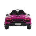 thumbnail image 4 of 12V Lamborghini Aventador SVG Sports 1 Seater Ride on Car (Pink), 4 of 5