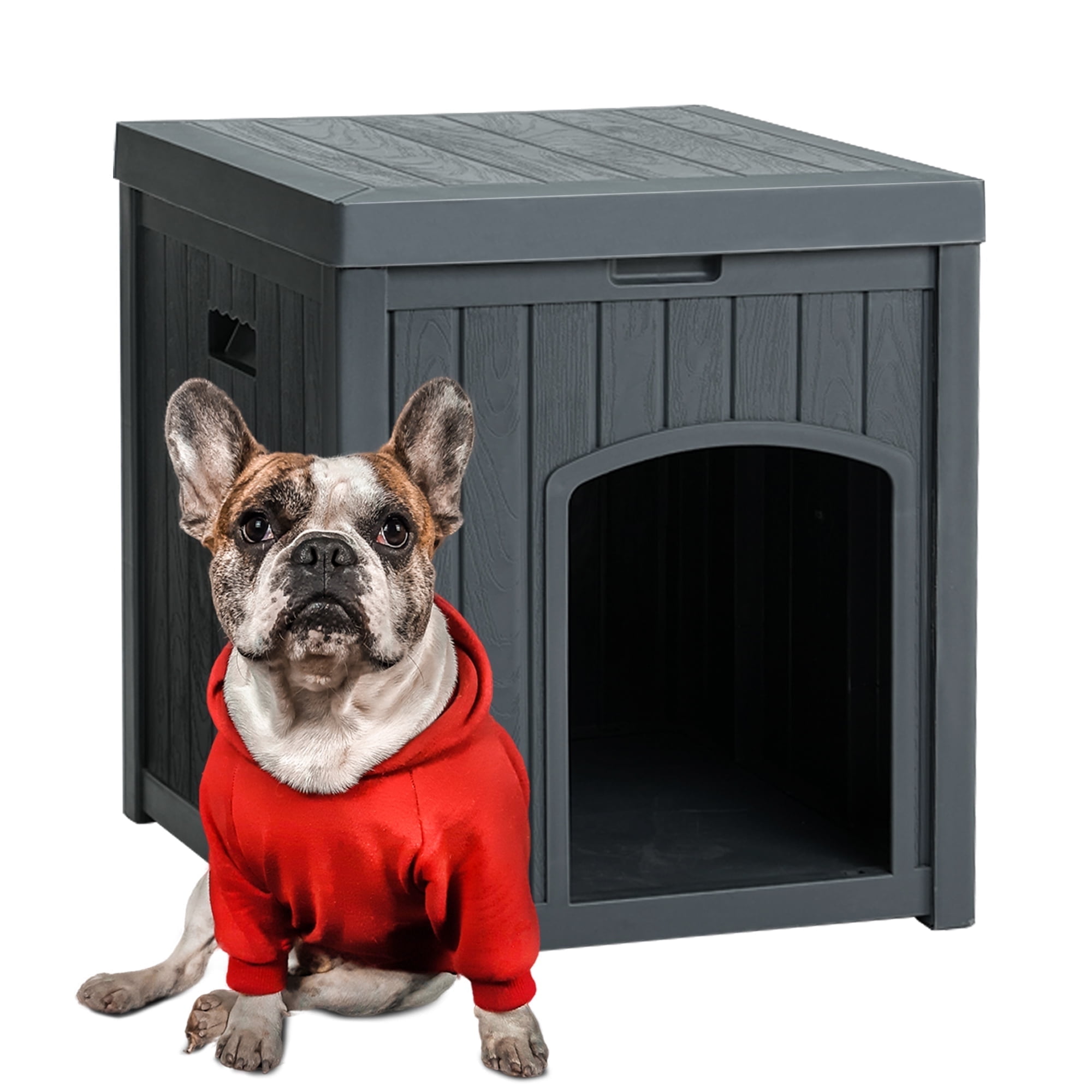 RYPetmia Wooden Dog House for Indoor Outdoor Use, Suitable for