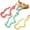 pink,yellow,light green, variant on Newborn 3 Pcs Cat Toys Chew Ropes Interactive, Safe Teeth Cleaning Chew Catnip-Infused Snake-Shaped Cat Toys for Indoor