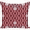 Red, variant on Simply Daisy 16" x 16" Nuts and Bolts Decorative Holiday Geometric Print Pillow
