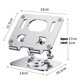thumbnail image 5 of Soporte de aluminio para tableta, portátil, teléfono móvil, altura ajustable, giratorio 360°, 5 of 5