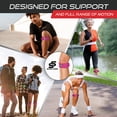 thumbnail image 5 of Correa de soporte para tendón rotuliano Sleeve Stars, rodillera Osgood Schlatter Band para niños, jóvenes, mujeres y hombres con 3 longitudes, correa de rodilla para tendón rotuliano de marca sueca pa, 5 of 5