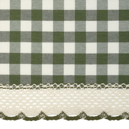 

Country Farmhouse Plaid Buffalo Check Stain & Spill Proof Fabric Tablecloths - Assorted Colors & Sizes
