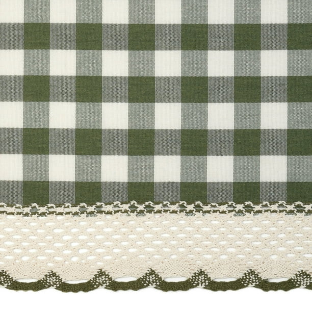 Country Farmhouse Plaid Buffalo Check Stain & Spill Proof Fabric