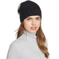 thumbnail image 3 of Helene Berman Bonnets en Tricot pour Femmes Noir/blanc, Taille Unique, 3 of 3