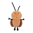 thumbnail image 1 of Cucaracha de peluche, muñeco de dibujos animados, adorable adorno de sofá de 15 cm (6 pulgadas), ideal como regalo de cumpleaños para adultos. ojos negros, 1 of 9