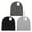 1 Black & 1 Grey & 1 Black-White, variant on 6 Pack Straight Knit Beanie Hat for Men & Women - Winter Warm Skull Cap, Stretchy Unisex Cold Weather Beanie, 6 Black