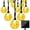 Warm, variant on Outdoor Ball String Lights, 12m 100LED Crystal Globe Fairy String Lights Solar Bubble Ball String Lights Waterproof for Garden