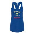 thumbnail image 2 of Wild Bobby, Mamacita Needs a Margarita Mother's Day Ladies Racerback Tank Top, Royal, Medium, 2 of 6