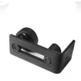 thumbnail image 5 of Kit de corredera resistente con tope de acero al carbono negro 8 en 1, base al ras y rodillos ajustables, sistema de montaje en pared, riel para puerta de granero de resistencia industrial, 5 of 5