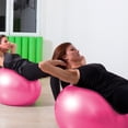 thumbnail image 4 of Pelota de Yoga Atom 55 cm con Bomba | Pilates y Fitness rosa, 4 of 8