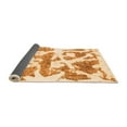 thumbnail image 2 of Ahgly Company Indoor Rectangle Abstract Orange Modern Area Rugs, 2' x 4', 2 of 4