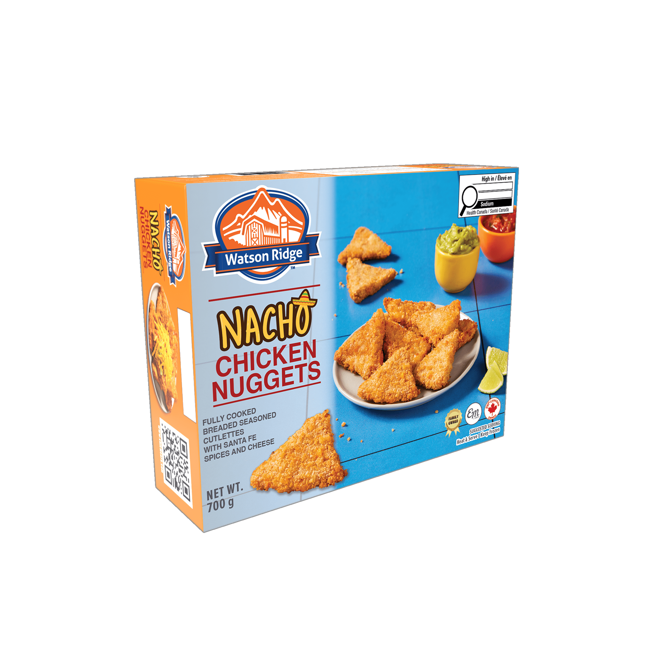 Watson Ridge Santa Fe Nacho Chicken Nuggets, WR Santa Fe Nacho Chicken Nuggets