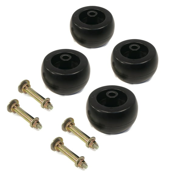 The ROP Shop 4 Pack - Deck Wheel Kits for 2005 Exmark LZ23KC524AS, LZ25KC604AS Mower
