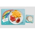 thumbnail image 3 of Printtoo Kids Placemat & Coaster Set Personalized Birthday Christmas Gifts For Girls,Rainbow-8x11.5 Inch, 3 of 5