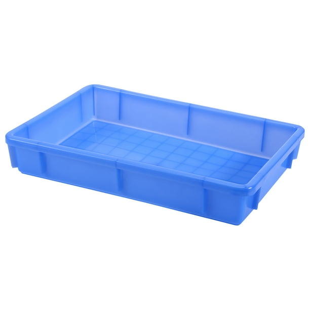 GOOHOCHY Caja de almacenamiento de plástico rectangular para logística