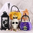 thumbnail image 4 of Jinsinto 2 Pcs Sacs à Friandises pour Enfants, Grands Sacs Réutilisables en Toile pour Fête d'Halloween, 4 of 5
