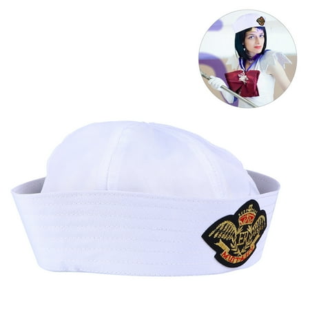 

1pc Sailor Hats Navy Stage Props Turnup Navy Hat Sea Assorted Color