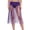 Purple, variant on Long Skirt for Women Dance Waist Skirt with Fringe Tassel Belt for Latin Belly Dance Practice Performance Black One Size