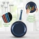 thumbnail image 5 of Juego de utensilios de cocina NutriChef Blue Diamond de cerámica antiadherente, 11 unidades, 5 of 7