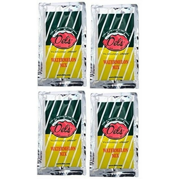 Del's Lemonade - Watermelon Powder Mix 4-packPackaging May Vary
