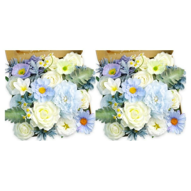Wweixi Whimsical Blooms Low Maintenance Artificial Flower Collection Realistic 23new style LH006 2Set