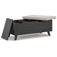 thumbnail image 2 of Signature Design by Ashley Casual Yarlow Storage Bench, Linen/Gray, 2 of 6
