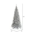 thumbnail image 2 of Vickerman 4.5' Silver Tinsel Fir Slim Artificial Christmas Tree, Unlit, 2 of 4