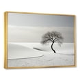 thumbnail image 2 of Designart "Wintery Landscape Snapshot I" Winter Landscape Floater Framed Canvas Wall Art, 2 of 5