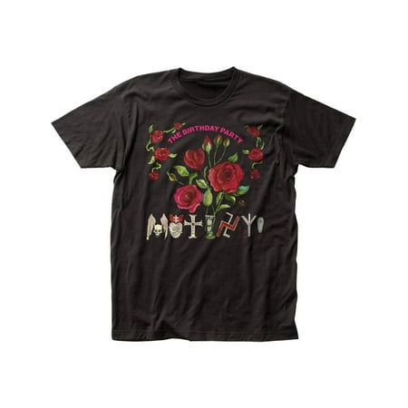 The Birthday Party Post-Punk Band Mutiny! Adult Fitted Jersey T-Shirt