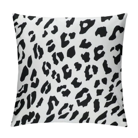 JRXY Dalmatian Spots Decorative Throw Pillow Covers Cheetah Pillowcase Cushion Home Décor White