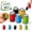 5PCS, variant on Mini Coin Storage Keychain 2-in-1 Metal Portable Holder Quarters Bank Insert Small Change Jar Purse with Snap Closure