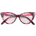 thumbnail image 4 of OWL Cat Eye Ladies Sunglasses Winged Frame Retro Vintage Glasses for Women, 4 of 4