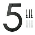 thumbnail image 2 of Soumake Black House Numbers Door Number Letters For Outside Signs Easy Installation Plastic Matte Numbers Letters Sign For Home Address Mailbox, 2 of 8
