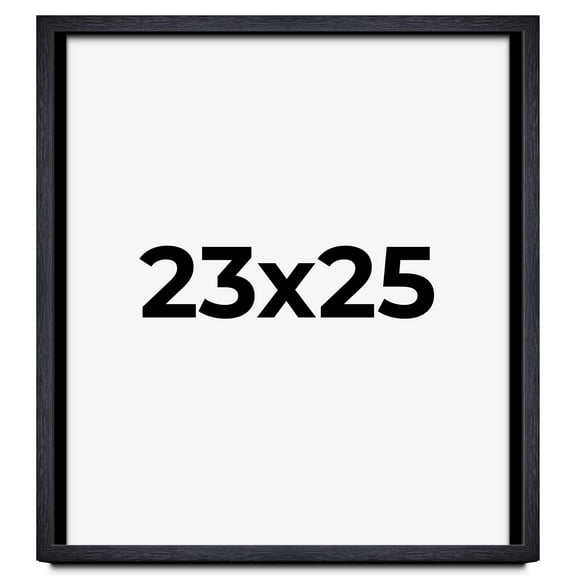 23x25 Shadow Box Frame Black | 1 Inches Deep Real Wood Farmhouse Shadowbox Display Frame | UV
