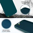 thumbnail image 3 of DUEDUE iPhone 13 Pro Max Case, Liquid Silicone Soft Gel Rubber Slim Cover with Microfiber Cloth Lining Cushion, 3 of 5