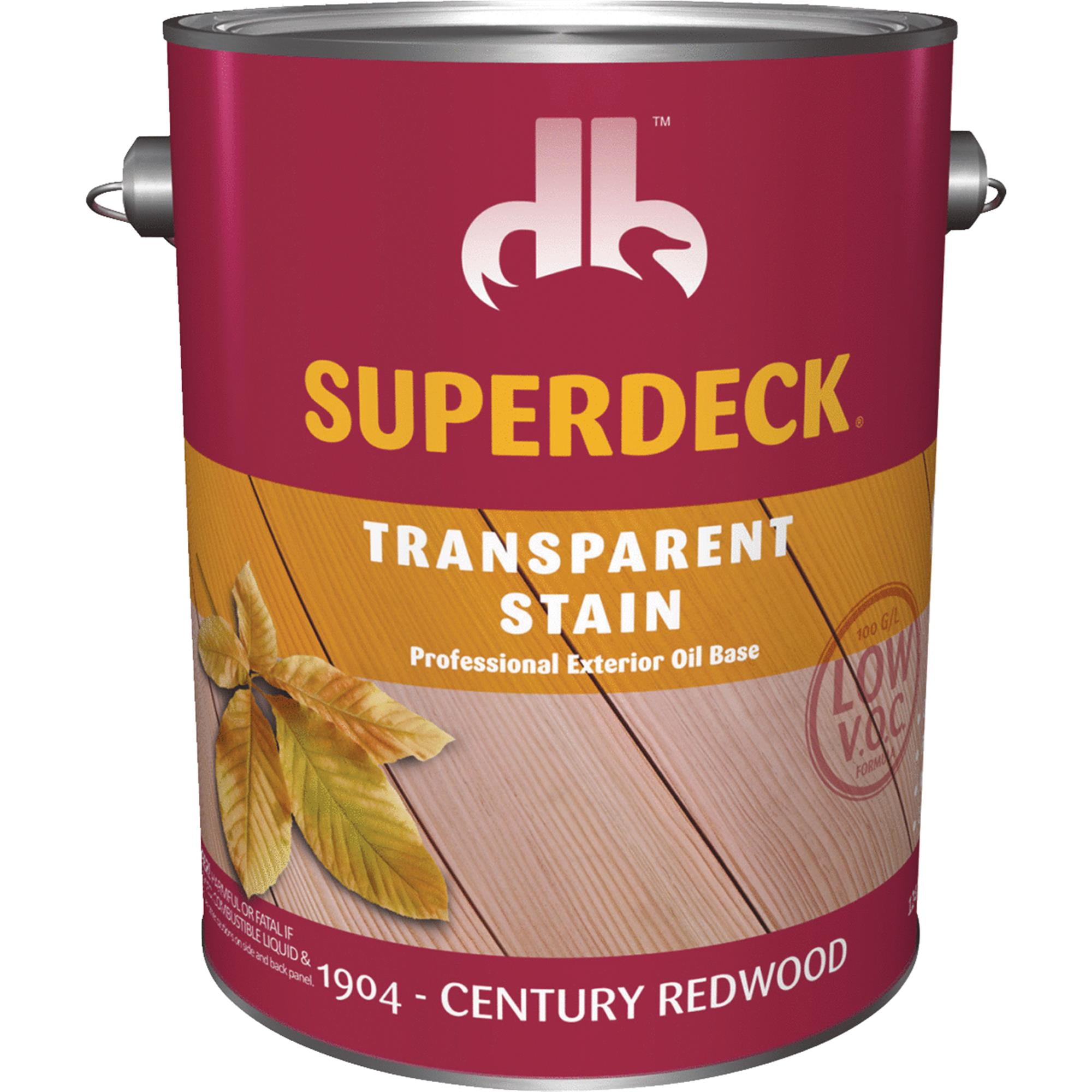 Superdeck Transparent Century Redwood OilBased Wood Stain 1 gal