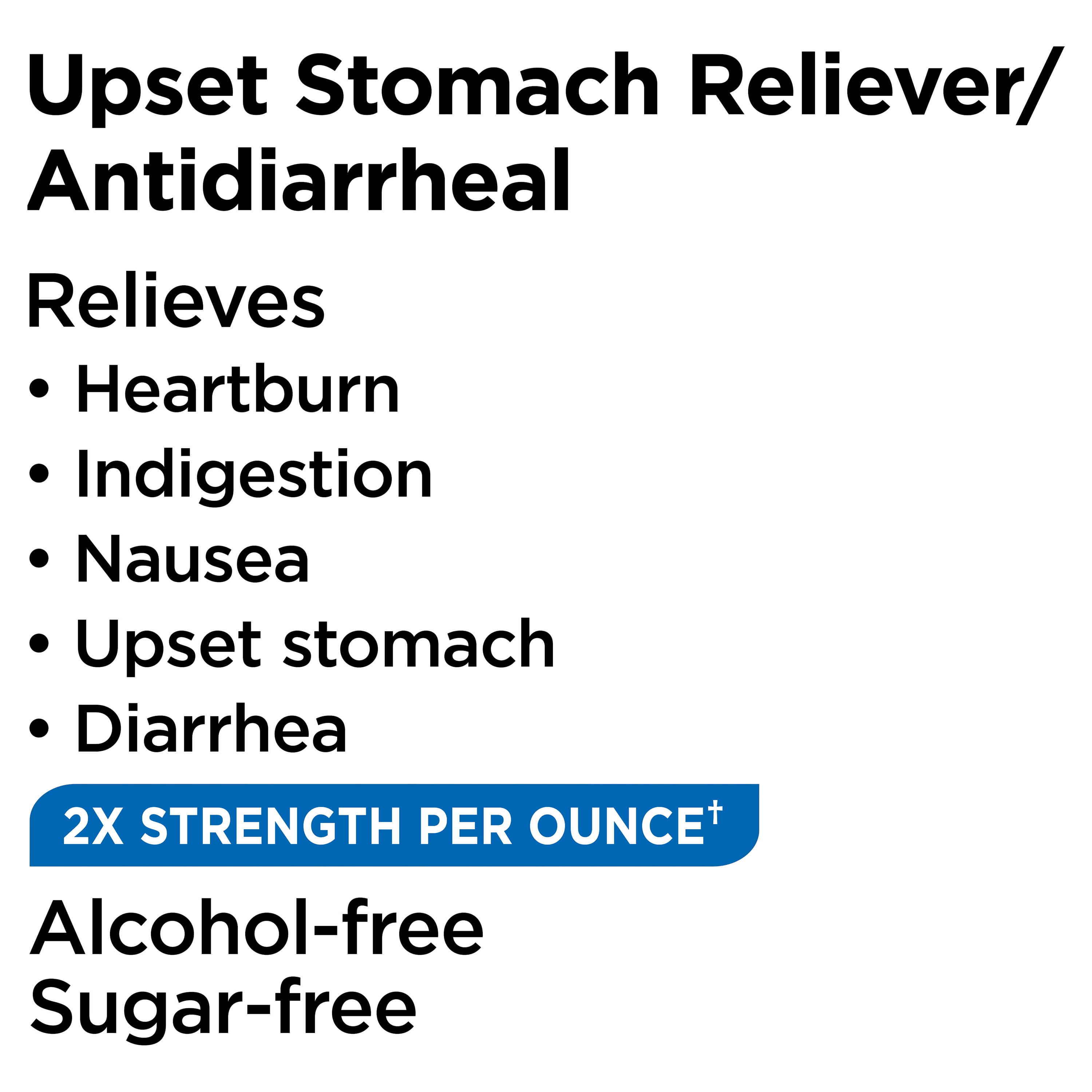 (3 pack) Equate Ultra Strength Upset Stomach Relief Bismuth Liquid, 12 fl oz, Compare to Pepto-Bismol® Ultra Active Ingredient