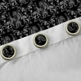 thumbnail image 4 of Feelyou Dragon Blackout Curtains Set of 2 (52x84 Each), Boho Damask Flower Window Curtains, 4 of 6