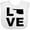 AA-White, variant on Inktastic Love Oklahoma Boys or Girls Baby Bib