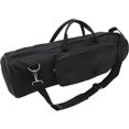 thumbnail image 1 of OULII Black Trumpet Shoulder Bag Practical Storage Container with Front Pocket and Comfortable Strap, 1 of 7