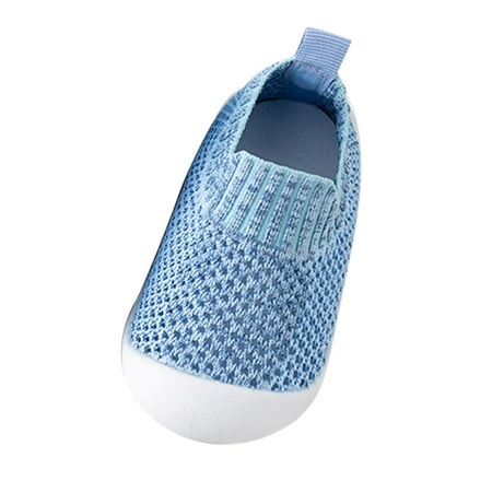 

NIUREDLTD Toddler Shoes Breathable Slip On Socks Shoes Soft Sole Non Slip Wear Out Toddler Floor Shoes Size 11