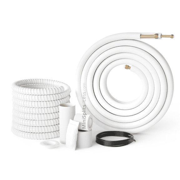 Cooper & Hunter Installation Kit 1/4" x 3/8" 25ft Line Set for Ductless Mini Split Air Conditioners