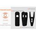 thumbnail image 3 of Perchas de terciopelo Corodo con 20 clips negros para pantalones, clips fuertes para los dedos, perfectos para perchas finas, 3 of 5