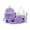 Purple, variant on 4PCS Campus Backpack Set for Teen Girls,Simple Color Block School Backpack with Tote Bag & Pencil Case,Lightweight Laptop Bookbag Travel Daypack for Middle High School