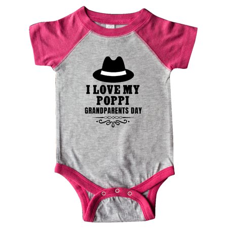 

Inktastic Grandparents Day I Love My Poppi Gift Baby Boy or Baby Girl Bodysuit
