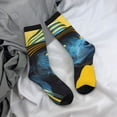 thumbnail image 5 of Gaeub Stylish Yellow Dog Print Adult Crew Socks,Mid-Calf Socks,Stylish & Comfortable Adult Socks for Men & Women,Crew Athletic Socks for Sport Running Traveling, 5 of 6